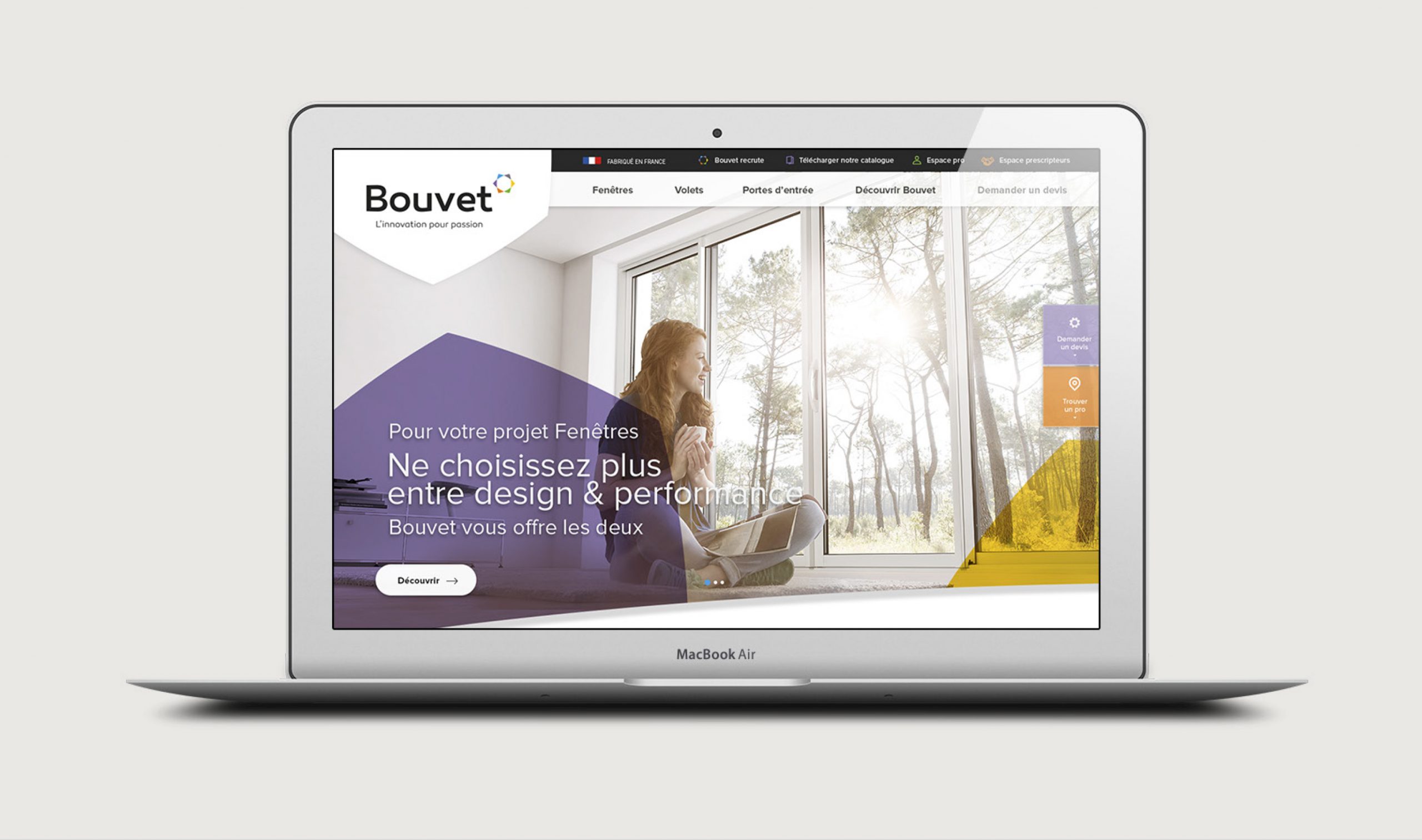 Site internet Bouvet