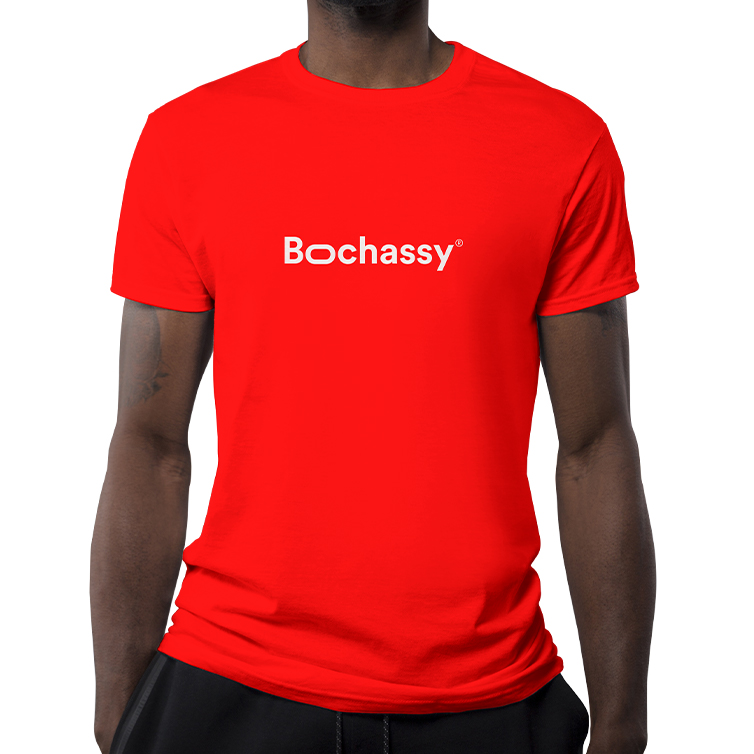 Déclinaisons du logo Bochassy sur t-shirt